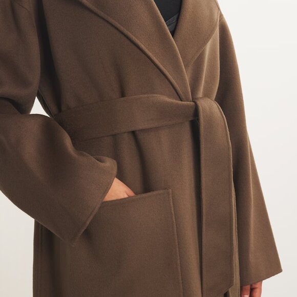 NANUSHKA - "Ruta" style - NWT - Double Wool And Silk Blend Coat - Size Medium - Picture 6 of 8